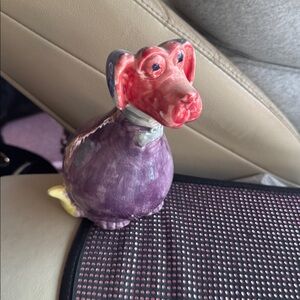 6” Vintage 1999 Ceramic Hand Painted Dog Figurine
